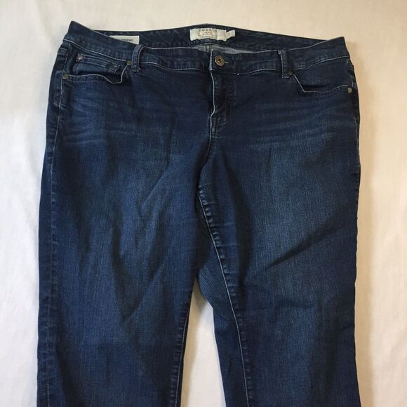 Boyfriend Skinny Blue Jeans Torrid Size 18R - Picture 3 of 10